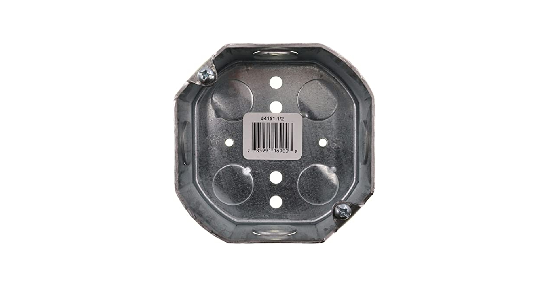 ホッグス❶ Southwire 4 in. W x 2-1/8 in. D Steel Metallic 2-Gang Square